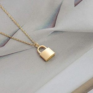 Gold Lock Necklace 🔒💛
